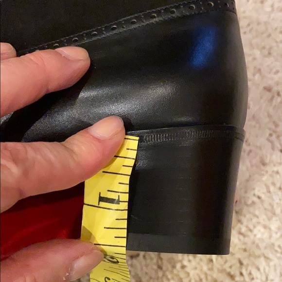 Black suede & leather SALVATORE FERRAGAMO booties - Picture 11 of 11